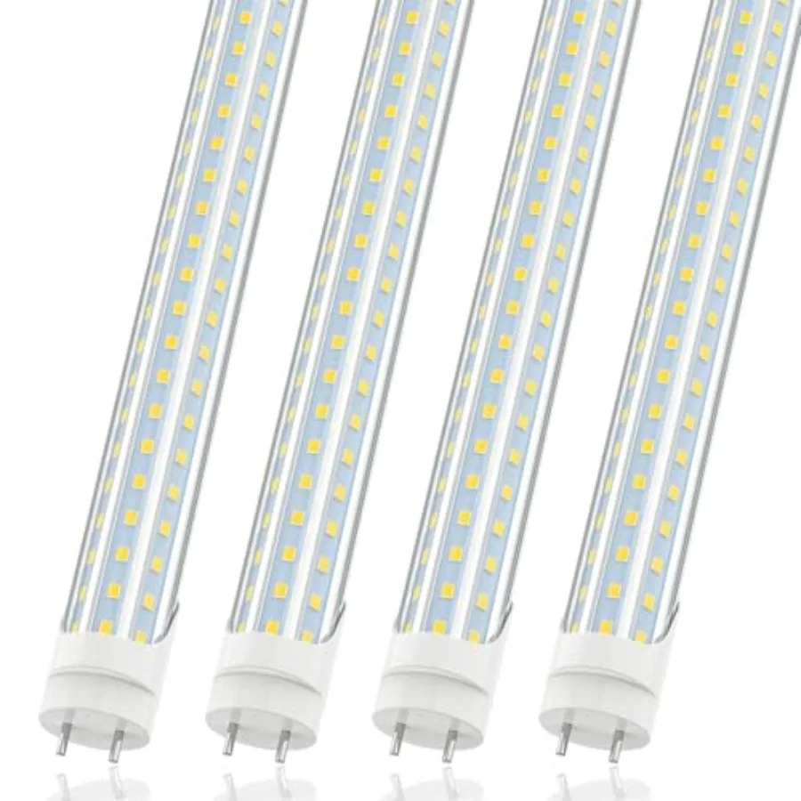 4Feet T8 LED Tube Light - 36W 96W Eqv. 4680LM 6000K Type A+B Plug and Play or Ballast Bypass Double-End Power D-Shaped for F40T
4Feet T8 LED Tube Light - 36W 96W Eqv. 4680LM 6000K Type A+B Plug and Play or Ballast Bypass Double-End Power D-Shaped for F40T