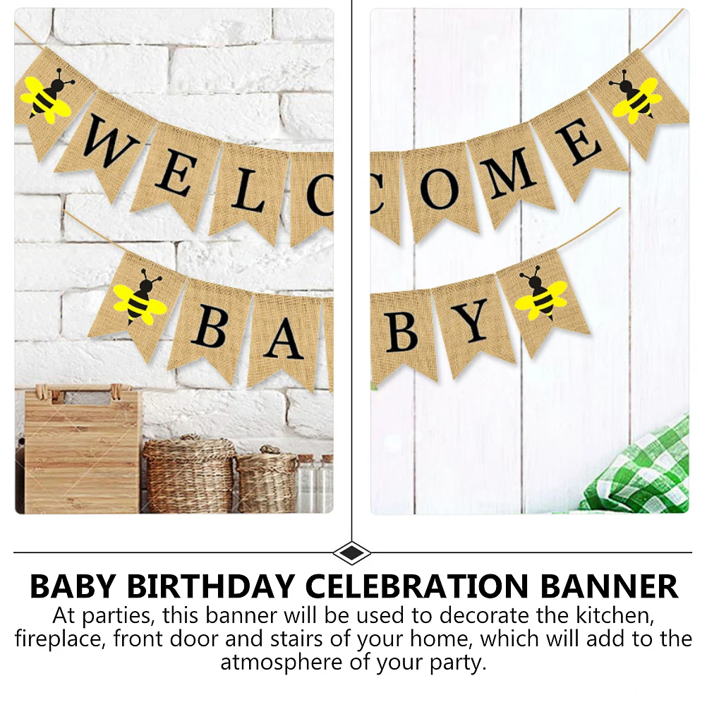 1 set Swallowtail Flag Birthday Hanging Banner Reusable Linen Cartoon Banners Party Decorations Rich Colors Strong
1 set Swallowtail Flag Birthday Hanging Banner Reusable Linen Cartoon Banners Party Decorations Rich Colors Strong
