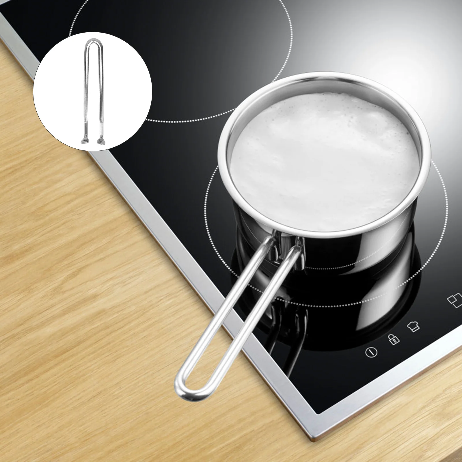 4Pcs Frying Pan Handles Stainless Steel Heat-Resistant Anti-Scald Ergonomic Design Household Cookware Silver
4Pcs Frying Pan Handles Stainless Steel Heat-Resistant Anti-Scald Ergonomic Design Household Cookware Silver