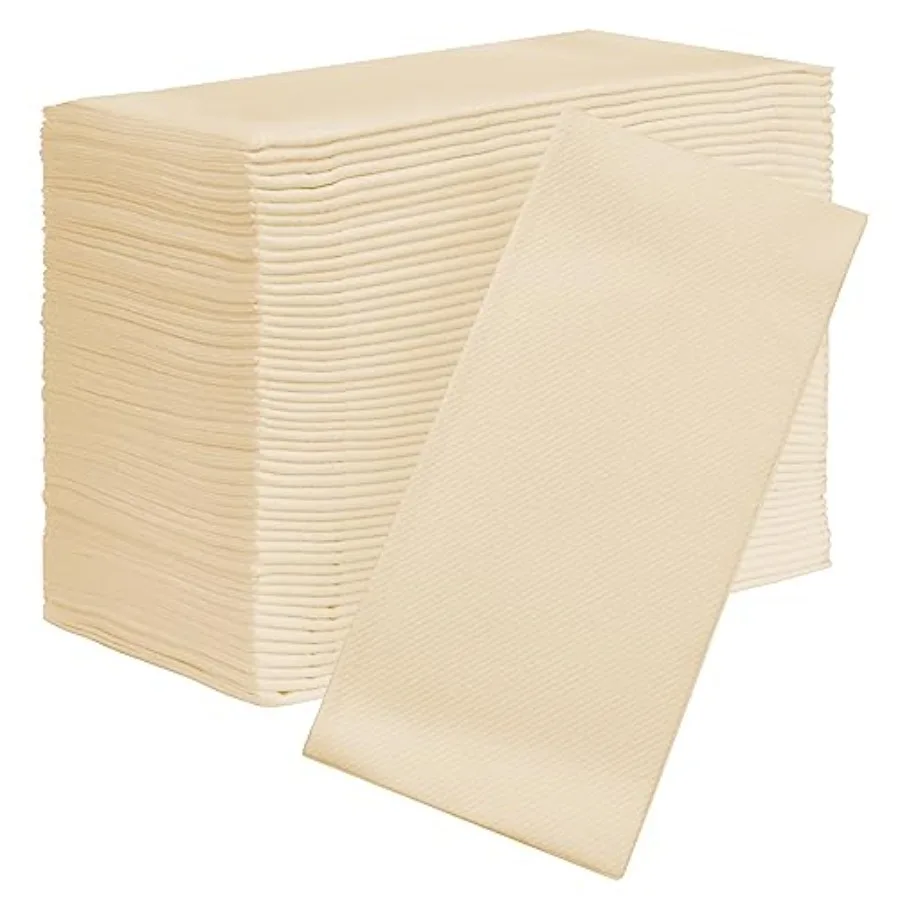 AMERICAN HOMESTEAD Paper Napkins - Ivory Disposable Linen-Like Dinner Napkins - Restaurant-Quality Table Serviettes for Wedding
AMERICAN HOMESTEAD Paper Napkins - Ivory Disposable Linen-Like Dinner Napkins - Restaurant-Quality Table Serviettes for Wedding