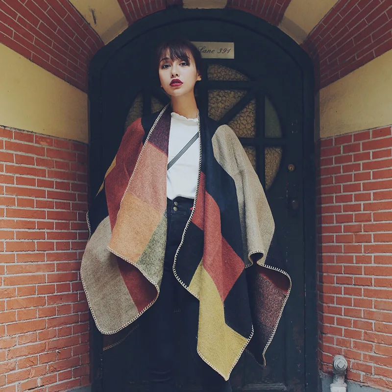 Shawl woven knitted autumn and winter imitation cashmere plaid blanket with ethnic style split and thick blanket
Shawl woven knitted autumn and winter imitation cashmere plaid blanket with ethnic style split and thick blanket