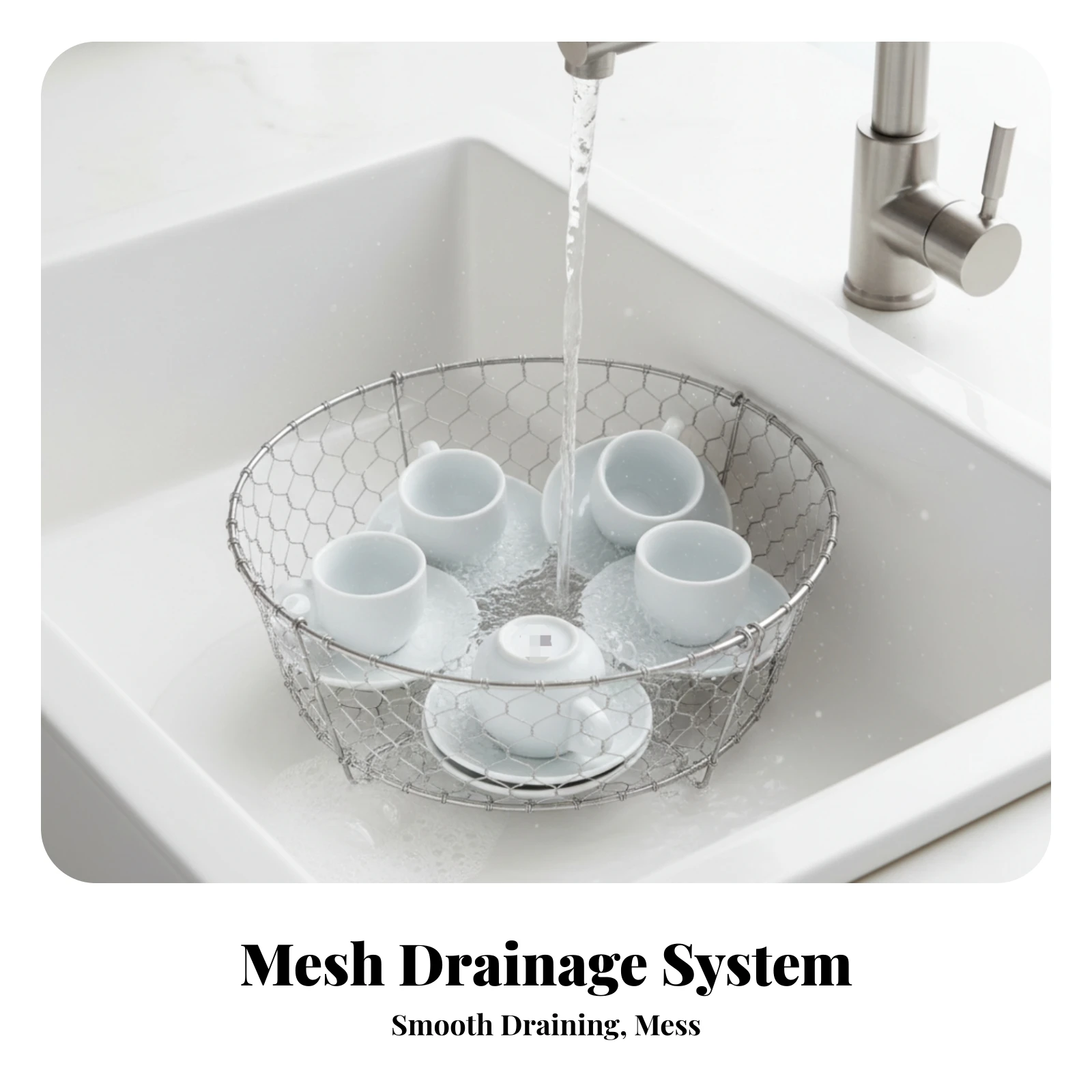 Easy to Clean Multi Functional Handwoven Stainless Steel Sink Strainer Basket Stainless Steel Mesh Basket
Easy to Clean Multi Functional Handwoven Stainless Steel Sink Strainer Basket Stainless Steel Mesh Basket