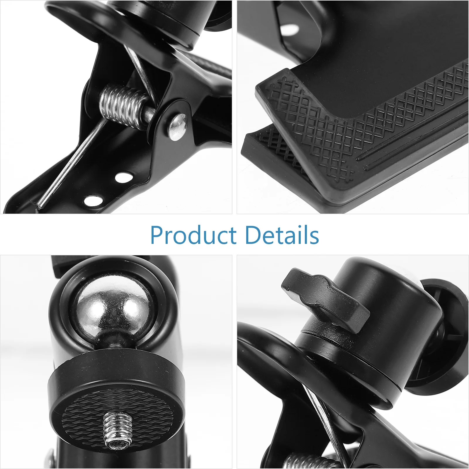 Heavy Duty Ball Head Mount 1/4 Inch Camera Clamp Pan Tilt Tripod Mount Spring Clamps Backdrop Stand Studio Accessories
Heavy Duty Ball Head Mount 1/4 Inch Camera Clamp Pan Tilt Tripod Mount Spring Clamps Backdrop Stand Studio Accessories