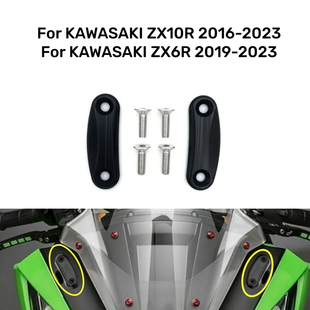 Motorcycle Block OFF Plate Mirror Chassis Code Cap Base For Kawasaki ZX10R ZX 10R 2016-2023 ZX6R ZX 6R 2019-2023 Accessories
Motorcycle Block OFF Plate Mirror Chassis Code Cap Base For Kawasaki ZX10R ZX 10R 2016-2023 ZX6R ZX 6R 2019-2023 Accessories