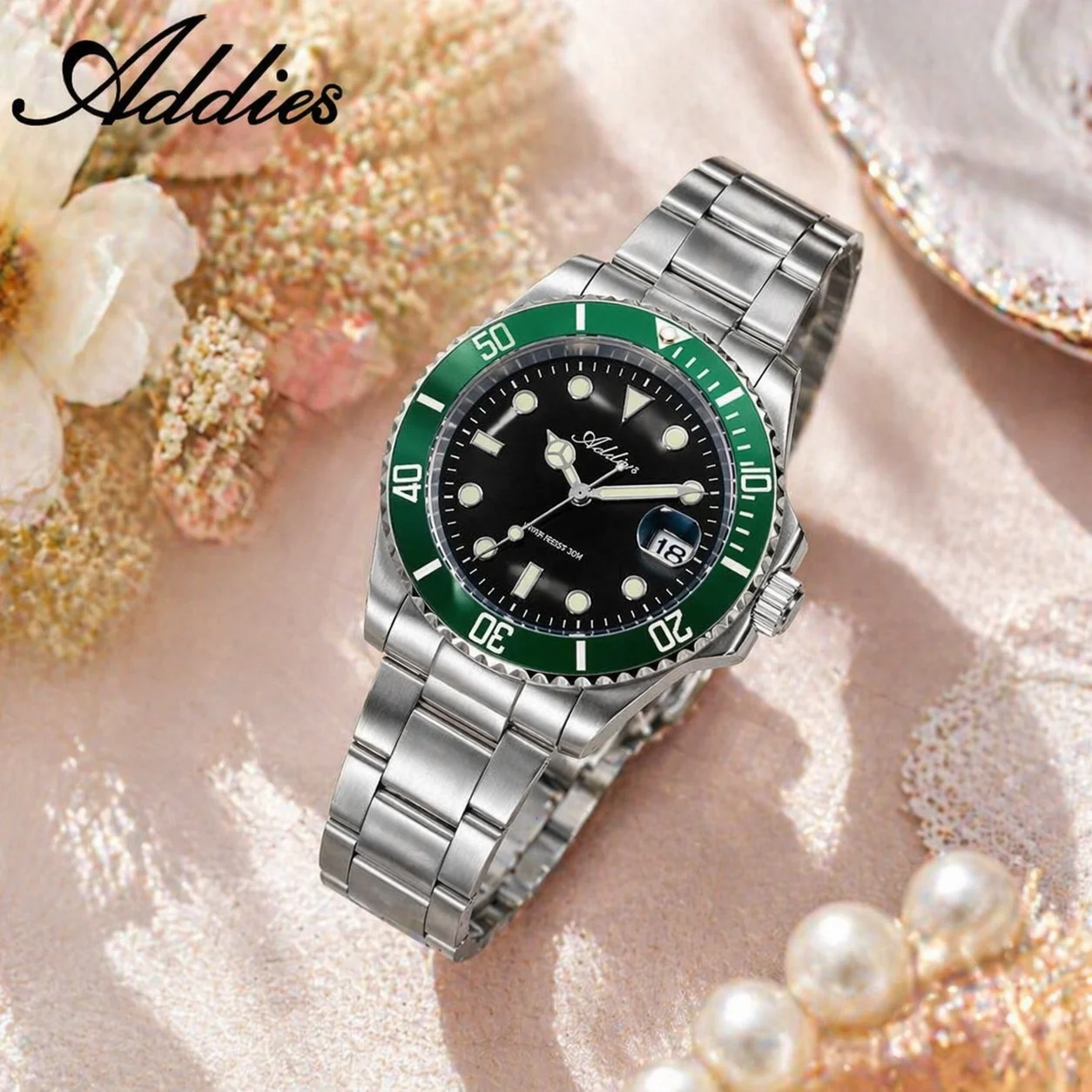 Addies AW25902 Japan GM12 Women's Luxury Quartz Watch Stainless Steel Ceramic Bezel Watches Super Luminous Waterproof Wristwatch
Addies AW25902 Japan GM12 Women's Luxury Quartz Watch Stainless Steel Ceramic Bezel Watches Super Luminous Waterproof Wristwatch