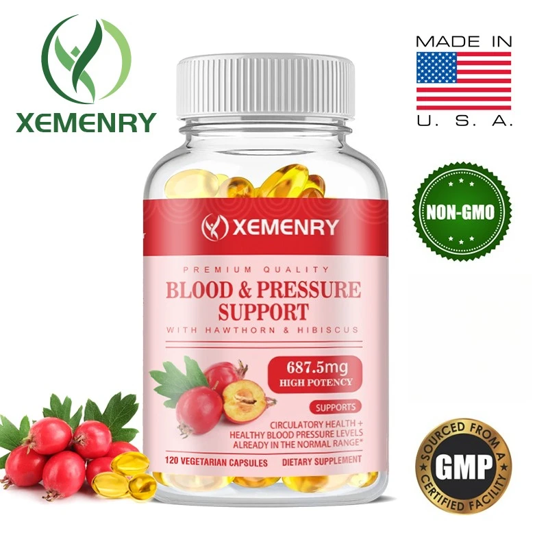 Blood & Pressure Support Capsules - Absorption, Blood Circulation, Supports Cardiovascular, Heart & Brain Health, Enhance Energy
Blood & Pressure Support Capsules - Absorption, Blood Circulation, Supports Cardiovascular, Heart & Brain Health, Enhance Energy