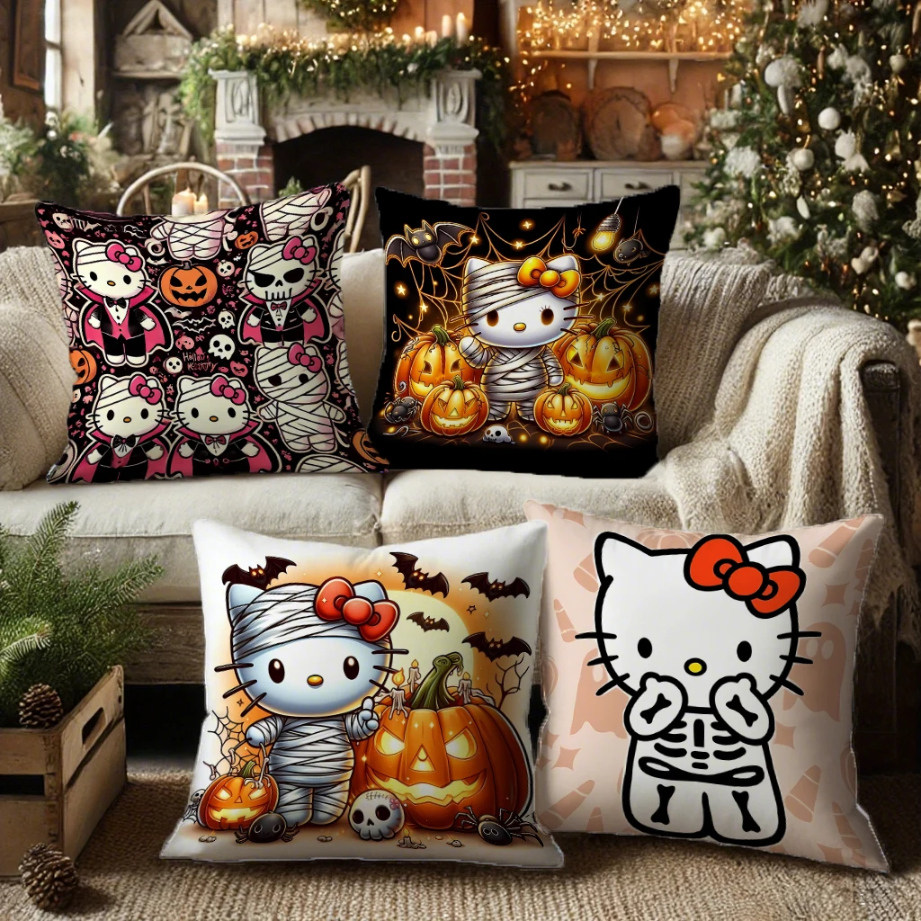 Hello Kitty Halloween Pillowcases: Spooky and Adorable Designs for the Season Sofa cushion cover, holiday party decoration, gift
Hello Kitty Halloween Pillowcases: Spooky and Adorable Designs for the Season Sofa cushion cover, holiday party decoration, gift