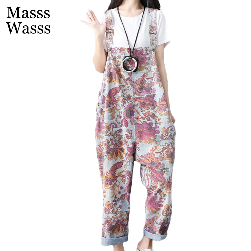 Masss Wasss 2025 Summer Designer Female Vintage Denim Overalls Womens Printed Punk Jeans Ladies Female Casual Trousers Plus Size
Masss Wasss 2025 Summer Designer Female Vintage Denim Overalls Womens Printed Punk Jeans Ladies Female Casual Trousers Plus Size