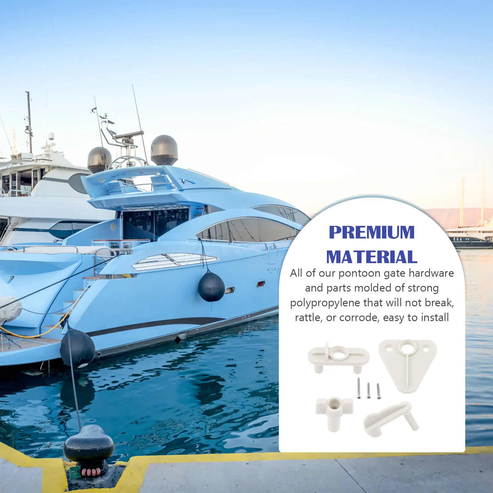 Universal Marine Pontoon Boat Gate Latch Handle 1 Set Replacement Door Lock Safety Buckle for Vessel Accessories
Universal Marine Pontoon Boat Gate Latch Handle 1 Set Replacement Door Lock Safety Buckle for Vessel Accessories