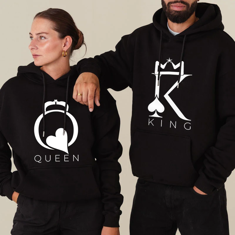 Lovers Matching Hooded Shirt King Queen Classic Set Couple Gift Autumn Winter Casual Hoodies King Queen Design Pullover Hoodie
Lovers Matching Hooded Shirt King Queen Classic Set Couple Gift Autumn Winter Casual Hoodies King Queen Design Pullover Hoodie
