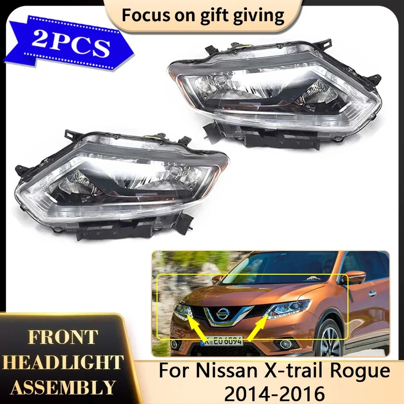Для Nissan X-trail Rogue 2014 2015 2016, автомобильная лампа головного света в сборе, задняя фара, аксессуары для замены прозрачных линз
Для Nissan X-trail Rogue 2014 2015 2016, автомобильная лампа головного света в сборе, задняя фара, аксессуары для замены прозрачных линз