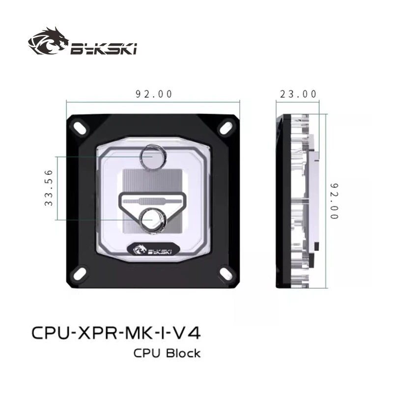 Bykski CPU-XPR-MK-I-V4 CPU Water Cooling Block for INTEL LGA1150 1151 1155 1156 1200 1700 / 2011 /2066 Black Radiator RGB AURA 
Bykski CPU-XPR-MK-I-V4 CPU Water Cooling Block for INTEL LGA1150 1151 1155 1156 1200 1700 / 2011 /2066 Black Radiator RGB AURA