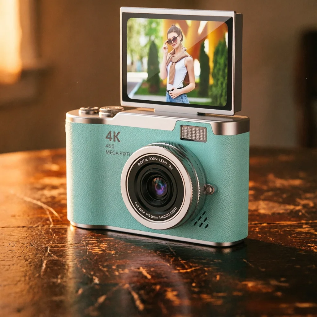 48MP Student Digital Camera with 8X Zoom 180° Flip Screen Portable Photography Camera for Selfies And Travel
48MP Student Digital Camera with 8X Zoom 180° Flip Screen Portable Photography Camera for Selfies And Travel