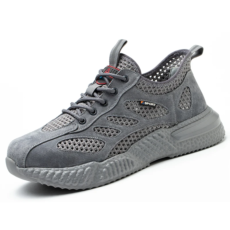 Summer Work Shoes with Protection Breathable Lightweight Safety ShoesSteel Toe Cap Working Male Construction Work Mesh Sneakers
Summer Work Shoes with Protection Breathable Lightweight Safety ShoesSteel Toe Cap Working Male Construction Work Mesh Sneakers