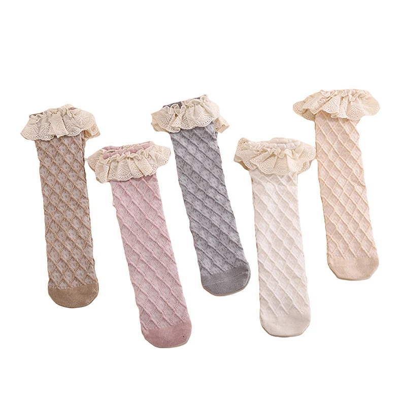 Girls Knee High Socks Toddler Breathable Knit Lace Ruffle Princess Socks for Party, Wedding, Photography
Girls Knee High Socks Toddler Breathable Knit Lace Ruffle Princess Socks for Party, Wedding, Photography