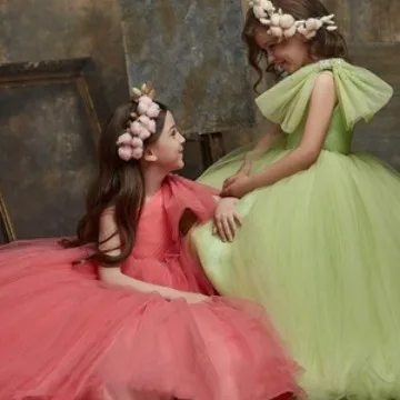 Custom Luxury Flower Girl Dress Wedding Gown Birthday Party Pageant Catwalk One Shoulder Long Train Tulle Kids Gown فساتين اطفال
Custom Luxury Flower Girl Dress Wedding Gown Birthday Party Pageant Catwalk One Shoulder Long Train Tulle Kids Gown فساتين اطفال
