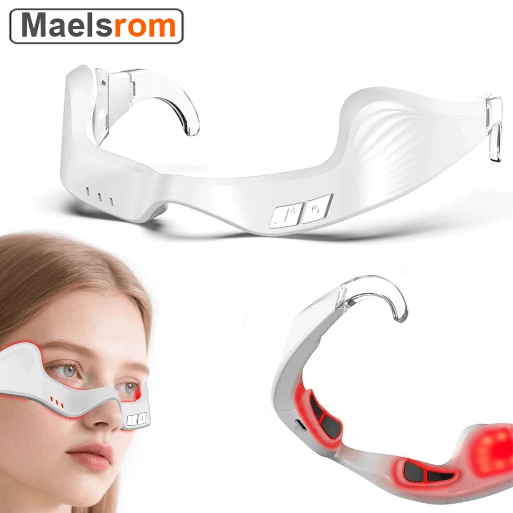 Электрический массажер для глаз, очки с терапией красного света, 650 нм, маска для глаз для снятия усталости глаз, темных кругов, отечности, облегчения головной боли
Электрический массажер для глаз, очки с терапией красного света, 650 нм, маска для глаз для снятия усталости глаз, темных кругов, отечности, облегчения головной боли