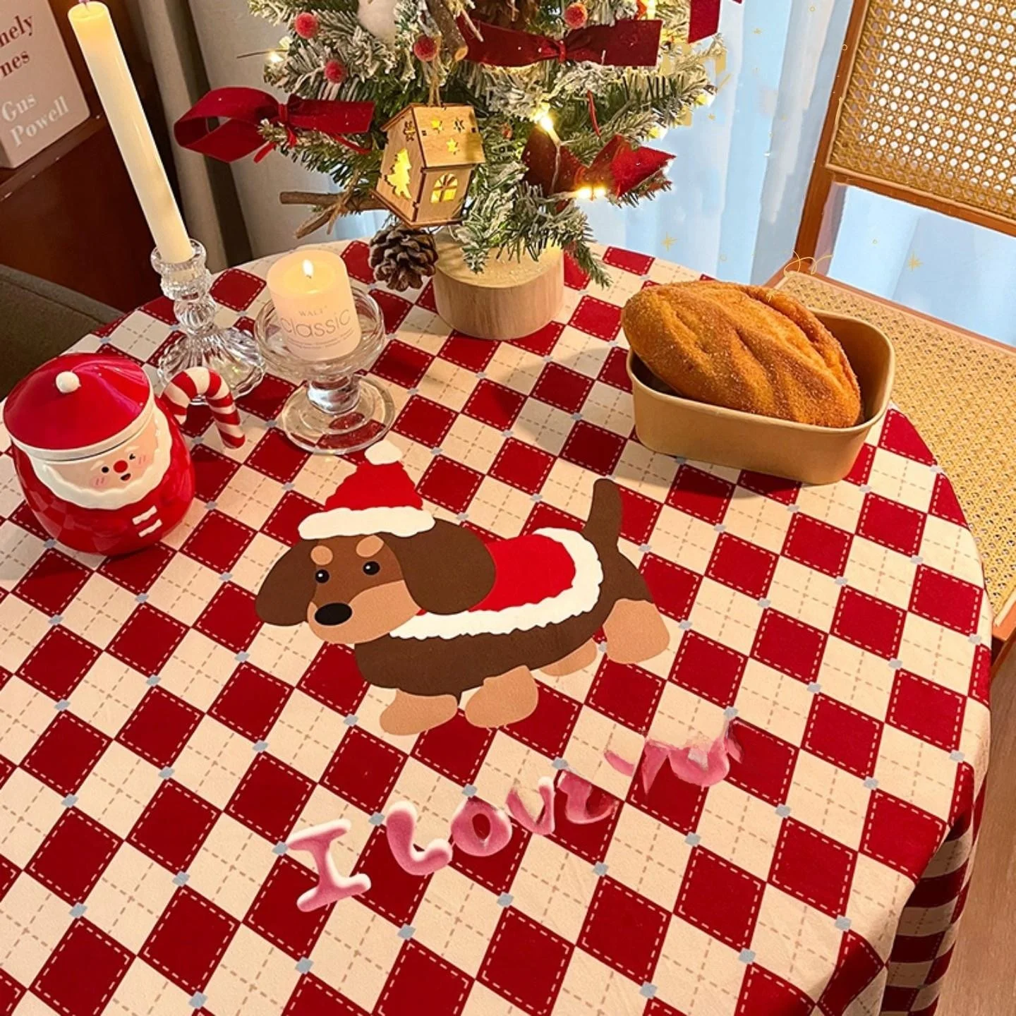 New Year round Tablecloth Red Aosphere Decorative Vintage id Tea Table round Table Cover French Sle Faux Fur Dustproof
New Year round Tablecloth Red Aosphere Decorative Vintage id Tea Table round Table Cover French Sle Faux Fur Dustproof