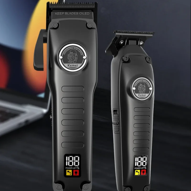 Kemei Professional Barber Fade Clippers 0mm Zero Gapped Edgers Hair Trimmer Electric Men Bald Head Finish Hair Cutting Machine
Kemei Professional Barber Fade Clippers 0mm Zero Gapped Edgers Hair Trimmer Electric Men Bald Head Finish Hair Cutting Machine