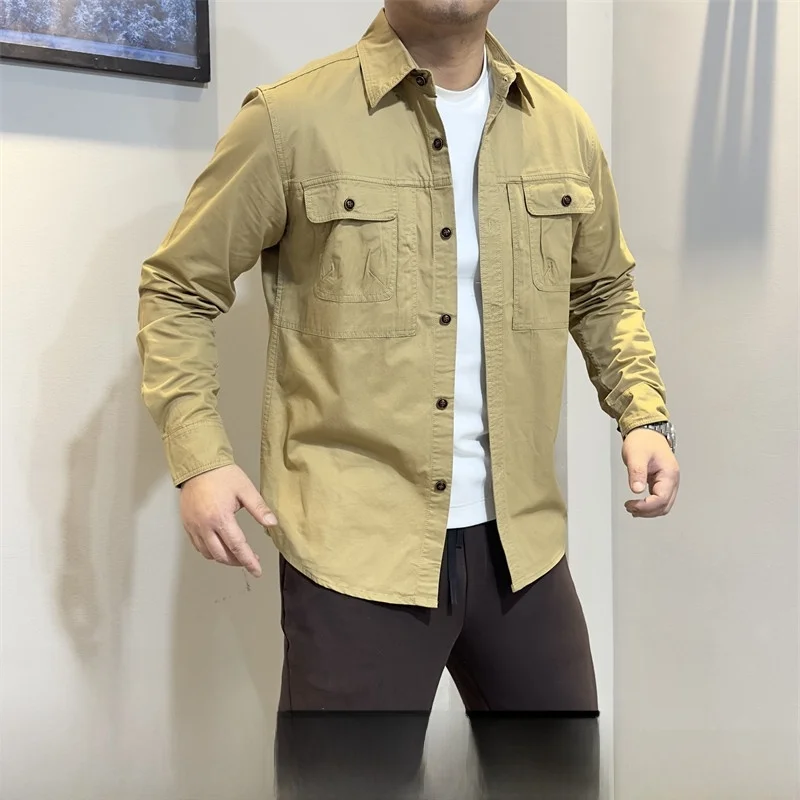 Американский тактический Сле! Настоятельно рекомендуется! 00% хлопок Waed Long Sve Мужская винтажная рабочая одежда irt Весенняя повседневная одежда
Американский тактический Сле! Настоятельно рекомендуется! 00% хлопок Waed Long Sve Мужская винтажная рабочая одежда irt Весенняя повседневная одежда