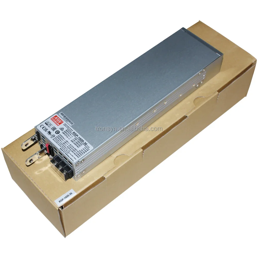 Meanwell RSP-1600-36 Optional PMBus or CANBus Protocol Input 90-264VAC Output 1600W 36V Electric Fence China Transformer Parts
Meanwell RSP-1600-36 Optional PMBus or CANBus Protocol Input 90-264VAC Output 1600W 36V Electric Fence China Transformer Parts
