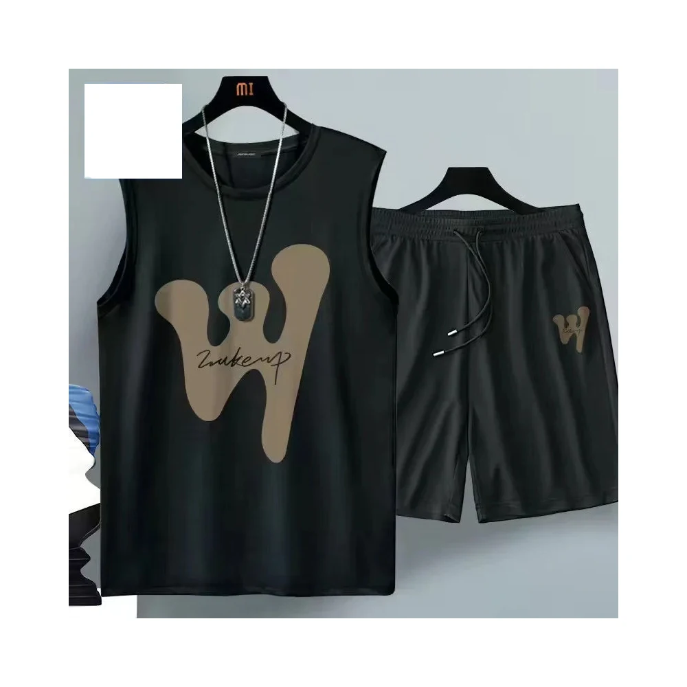2026 Summer Men's T-shirts Sets Breathable Fitness Basketball Sports Suit Short Sleeve T-shirt + Jogging Shorts Two-piece Set
2026 Summer Men's T-shirts Sets Breathable Fitness Basketball Sports Suit Short Sleeve T-shirt + Jogging Shorts Two-piece Set
