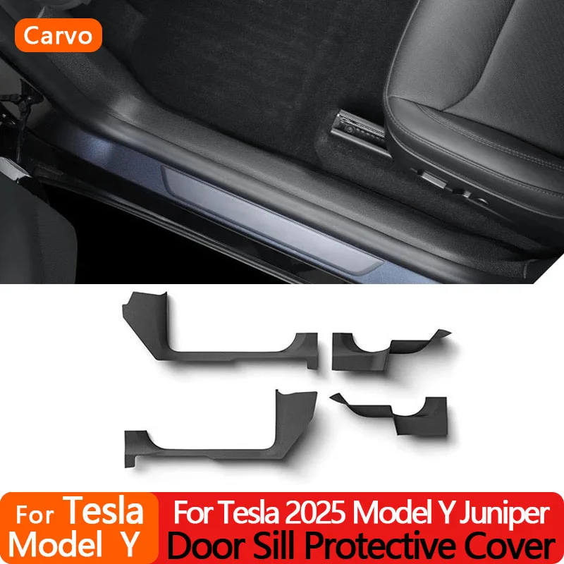 1 4 5PcsFor Tesla NewModelY Juniper 2025 TPE Front Rear Door Sill Protector Threshold Strip Anti-kick Guard Panel Waterproof Pad
1 4 5PcsFor Tesla NewModelY Juniper 2025 TPE Front Rear Door Sill Protector Threshold Strip Anti-kick Guard Panel Waterproof Pad