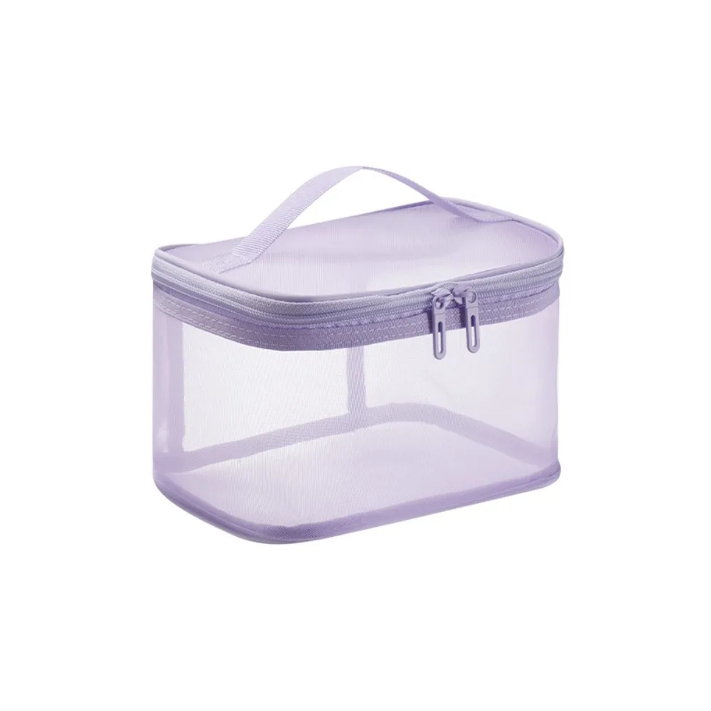 Casual 1/2/3 Layers Mesh Cosmetic Bags Zipper Wash Pouch Cosmetic Storage Bag INS with Handle Perspective Makeup Bag Travel
Casual 1/2/3 Layers Mesh Cosmetic Bags Zipper Wash Pouch Cosmetic Storage Bag INS with Handle Perspective Makeup Bag Travel