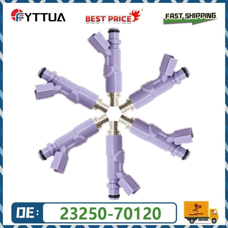 6pcs Fuel injector 23250-70120 23209-70120 For Toyota Sequoia 4Runner Tundra Lexus GX470 LX470 IS200 IS300 4.7L 2005-2009
6pcs Fuel injector 23250-70120 23209-70120 For Toyota Sequoia 4Runner Tundra Lexus GX470 LX470 IS200 IS300 4.7L 2005-2009