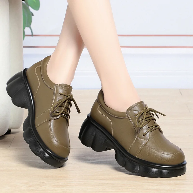 DIMANYU Platform Loafers Female 2025 Spring New British Fashion Women's Shoes Genuine Leather Lace Women's Dress Shoes
DIMANYU Platform Loafers Female 2025 Spring New British Fashion Women's Shoes Genuine Leather Lace Women's Dress Shoes