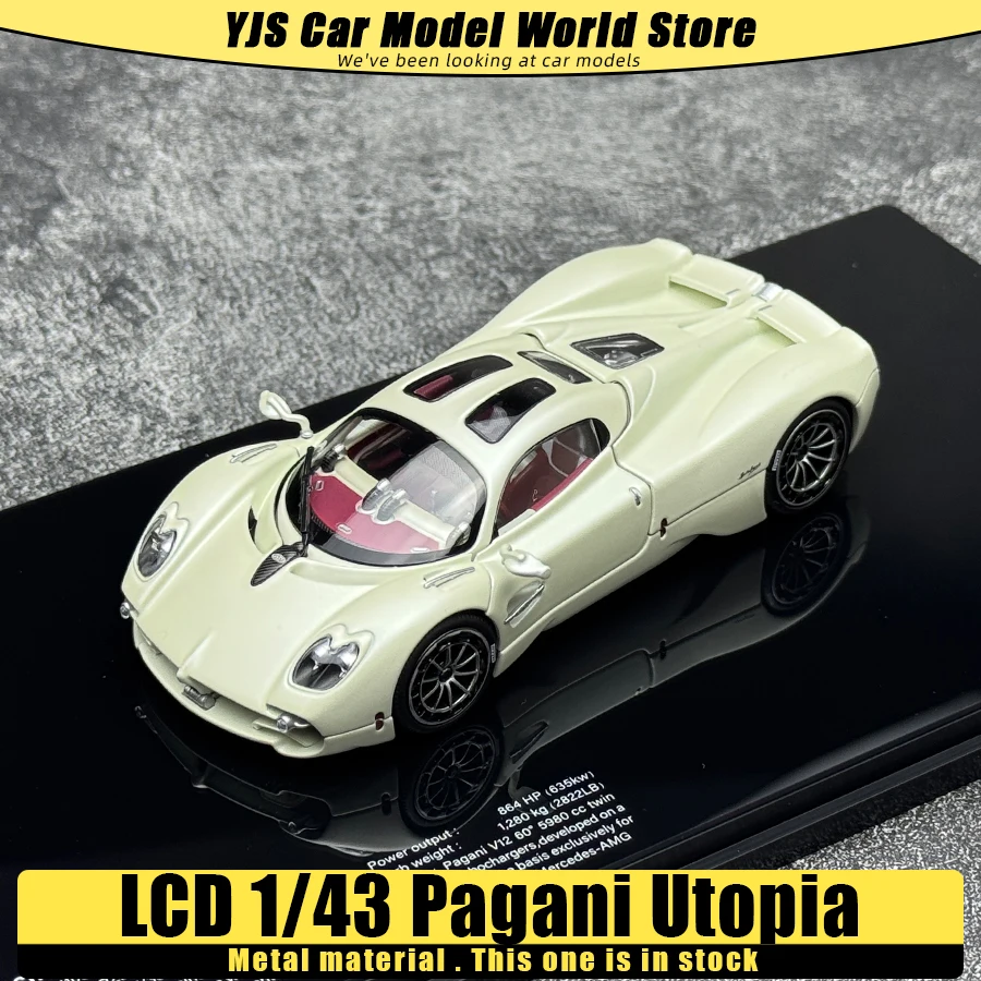 ЖК-модель в масштабе 1/43 Pagani Utopia, сплав, полностью открытая модель автомобиля, спортивный автомобиль, металлическая модель автомобиля, статический дисплей Holi
ЖК-модель в масштабе 1/43 Pagani Utopia, сплав, полностью открытая модель автомобиля, спортивный автомобиль, металлическая модель автомобиля, статический дисплей Holi