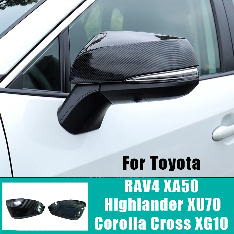 For Toyota RAV4 XA50 Corolla Cross XG10 Highlander XU70 Kluger 2020 2021 2022 2023 2024 Car Rearview Mirror Cover Accessories
For Toyota RAV4 XA50 Corolla Cross XG10 Highlander XU70 Kluger 2020 2021 2022 2023 2024 Car Rearview Mirror Cover Accessories 
