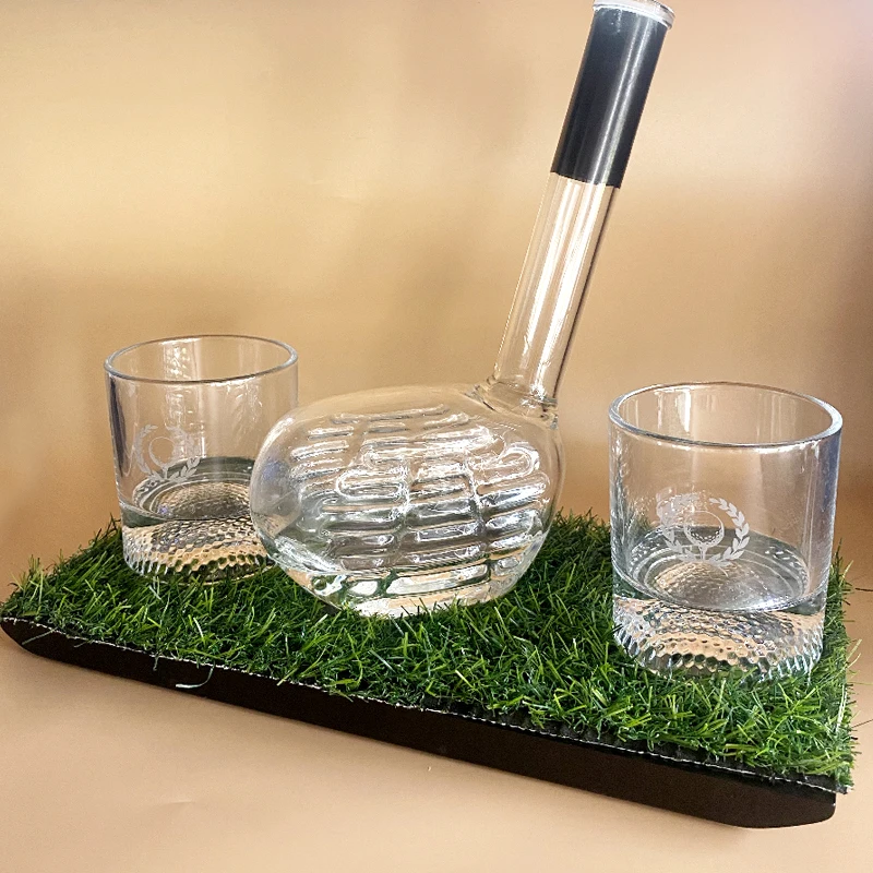 600Ml golf double cup set made of clear glass
600Ml golf double cup set made of clear glass