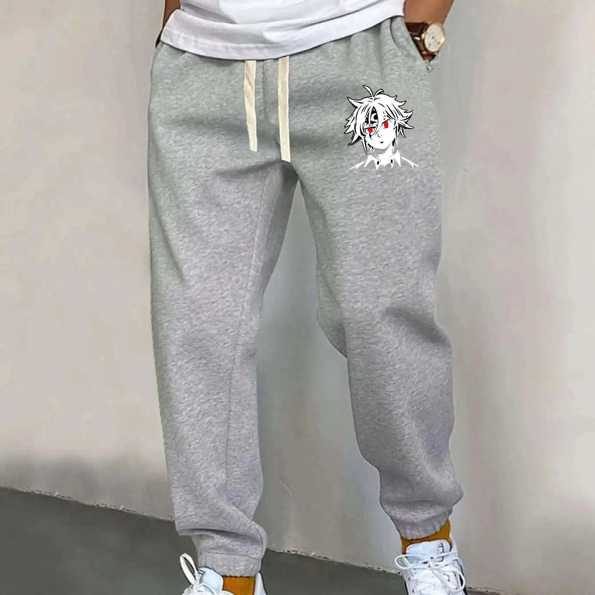 2024 New Animation Portrait Fashion Printed Jogging Pants Men Women Casual Elastic Waist Drawstring Versatile Sports Pants S-3XL
2024 New Animation Portrait Fashion Printed Jogging Pants Men Women Casual Elastic Waist Drawstring Versatile Sports Pants S-3XL