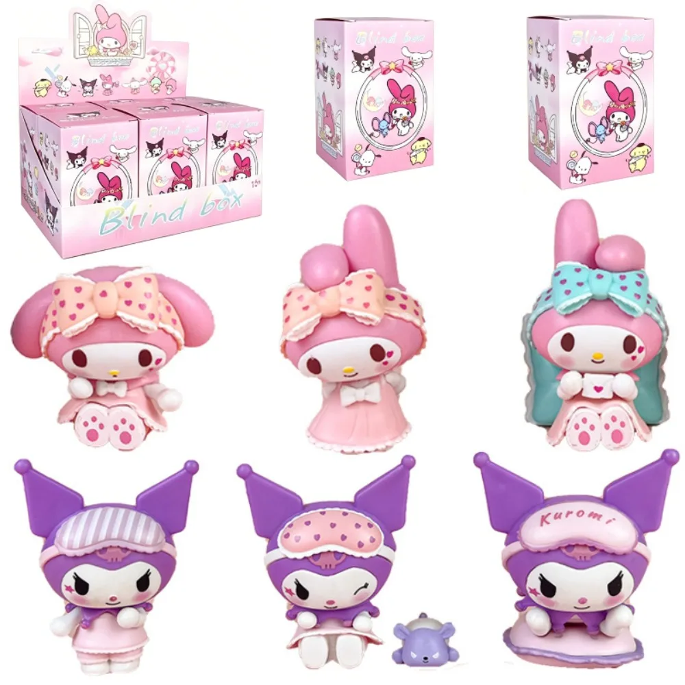 Sanrio Kuromi Melody Pajamas Blind Box Figure Cute Anime Doll Girl Heart Collectible Ornament Gift
Sanrio Kuromi Melody Pajamas Blind Box Figure Cute Anime Doll Girl Heart Collectible Ornament Gift