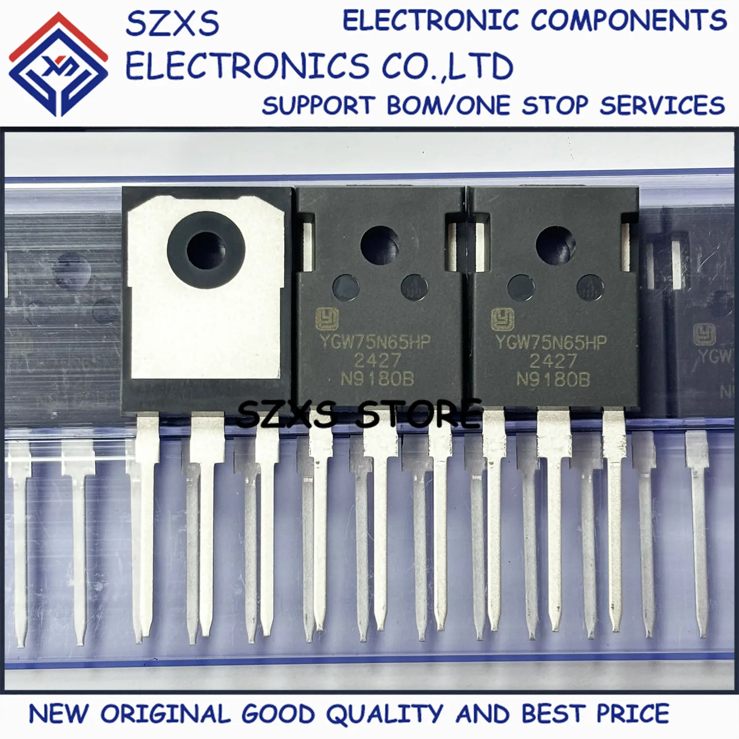 New Original 10Pcs YGW75N65HP TO-247 650V 75A Powerful IGBT Transistor In Stock Electronic Components Good Quality
New Original 10Pcs YGW75N65HP TO-247 650V 75A Powerful IGBT Transistor In Stock Electronic Components Good Quality