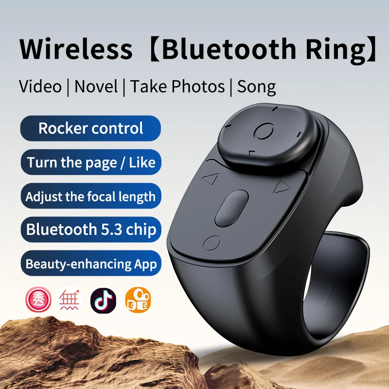 Hellodigi JX-11pro Roller Fingertip Ring Remote Control Wireless Bluetooth Mobile Selfie Mice Video Automatic Page Turner
Hellodigi JX-11pro Roller Fingertip Ring Remote Control Wireless Bluetooth Mobile Selfie Mice Video Automatic Page Turner