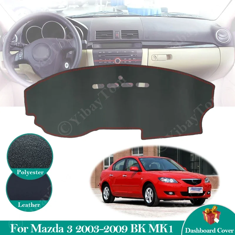 For Mazda 3 BK 2003 ~ 2009 MK1 Anti-Slip Leather Mat Dashboard Cover Pad Sunshade Dashmat Accessories for Mazda3 2006 2007 2008
For Mazda 3 BK 2003 ~ 2009 MK1 Anti-Slip Leather Mat Dashboard Cover Pad Sunshade Dashmat Accessories for Mazda3 2006 2007 2008