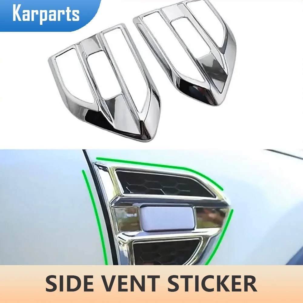 ABS Chrome Car Side Fender Guards Turning Light Vent Cover Trim for Ford Everest 2015 2016 2017 2018 2019 2020 Accessories
ABS Chrome Car Side Fender Guards Turning Light Vent Cover Trim for Ford Everest 2015 2016 2017 2018 2019 2020 Accessories