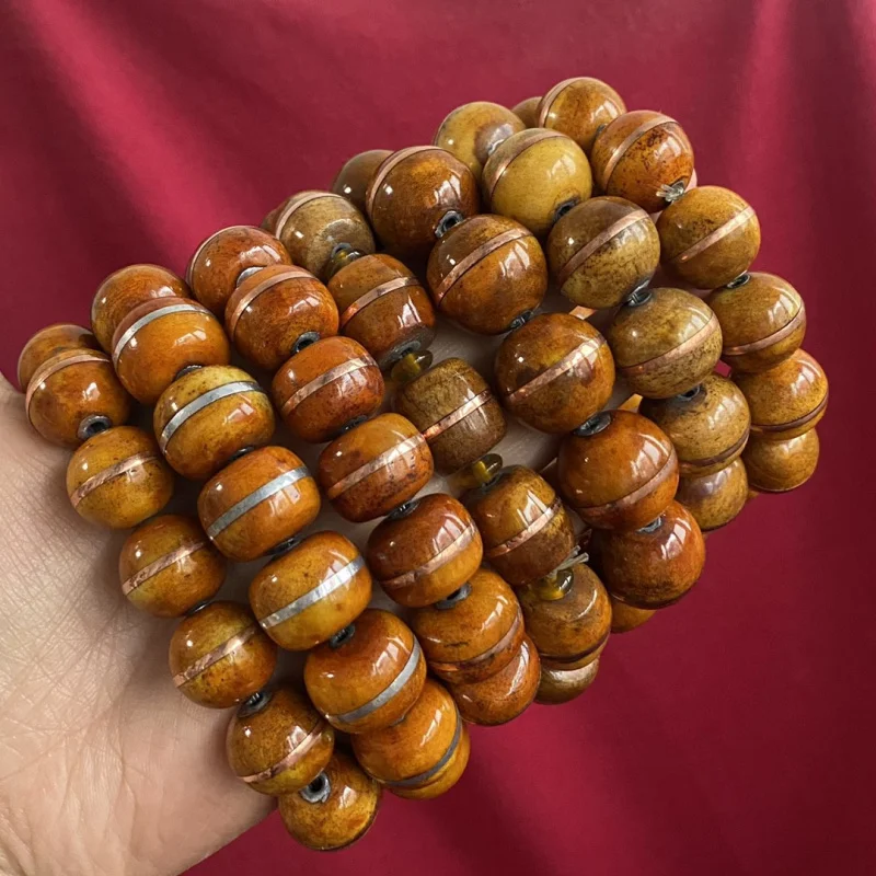 Backflow Old Materials Bone Rub Gold Hamburger Beads Rosary Accessories Bracelet
Backflow Old Materials Bone Rub Gold Hamburger Beads Rosary Accessories Bracelet