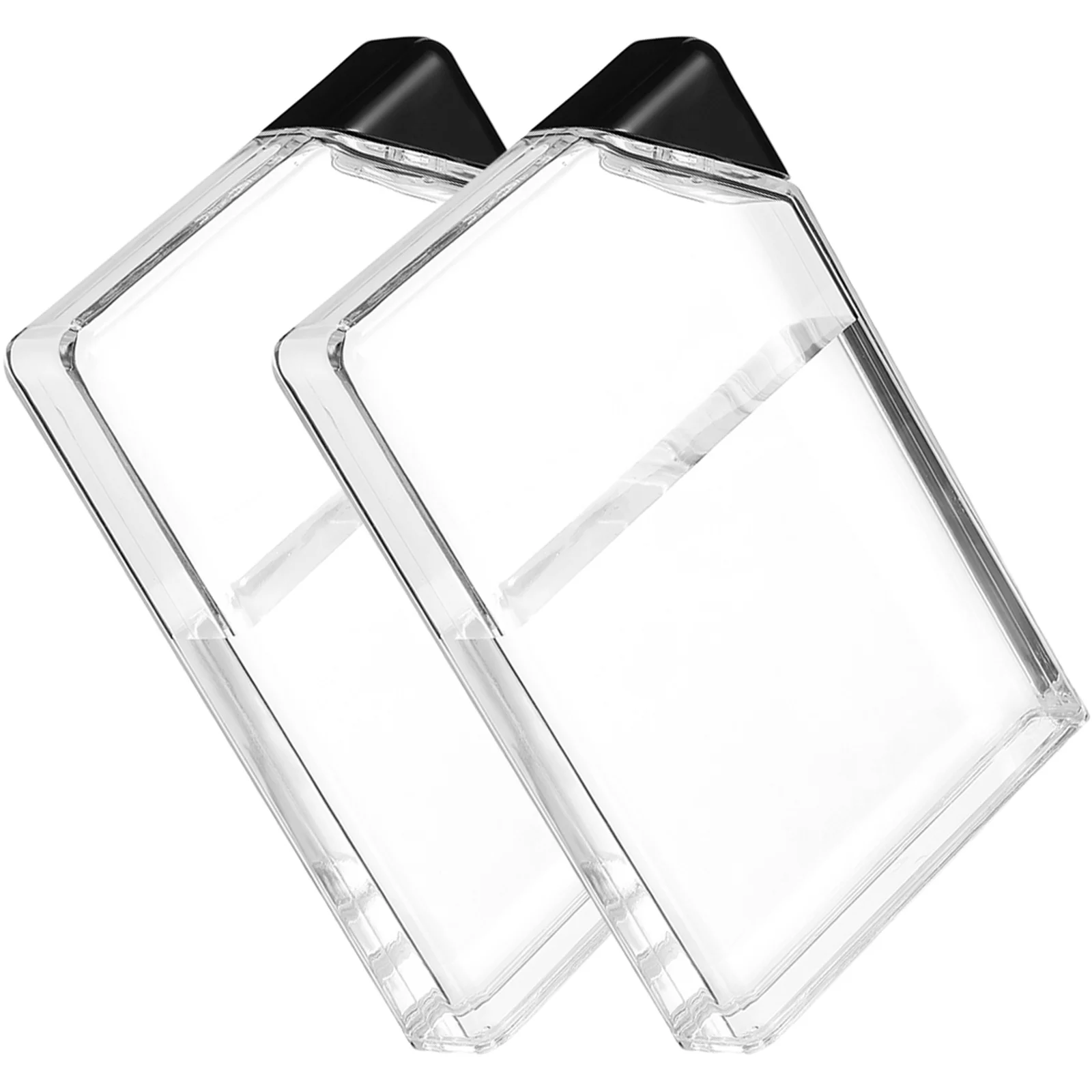 2pcs Transparent Flat Water Bottles Portable Travel Flask Lightweight Leakproof As Material For Sports Outdoor School Compact
2pcs Transparent Flat Water Bottles Portable Travel Flask Lightweight Leakproof As Material For Sports Outdoor School Compact