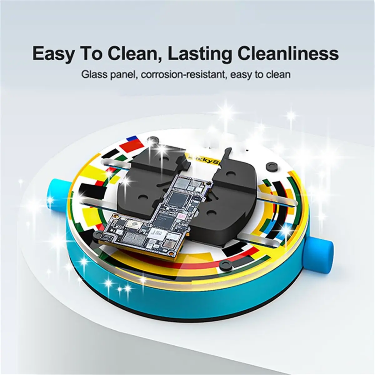 【BRILLIANT 】RL-601Q Tempered Heat-Insulating Glass Clamp,Motherboard CPU Chip IC Repair Fixing Holding Tool for Mobile Phone
【BRILLIANT 】RL-601Q Tempered Heat-Insulating Glass Clamp,Motherboard CPU Chip IC Repair Fixing Holding Tool for Mobile Phone