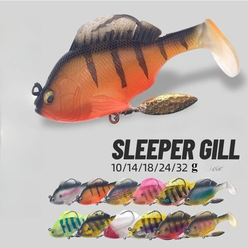 5PCS Hot-selling new bionic obstacle avoidance fish sequins mouth bass bait T-tail bag lead fish soft bait Luya bait
5PCS Hot-selling new bionic obstacle avoidance fish sequins mouth bass bait T-tail bag lead fish soft bait Luya bait