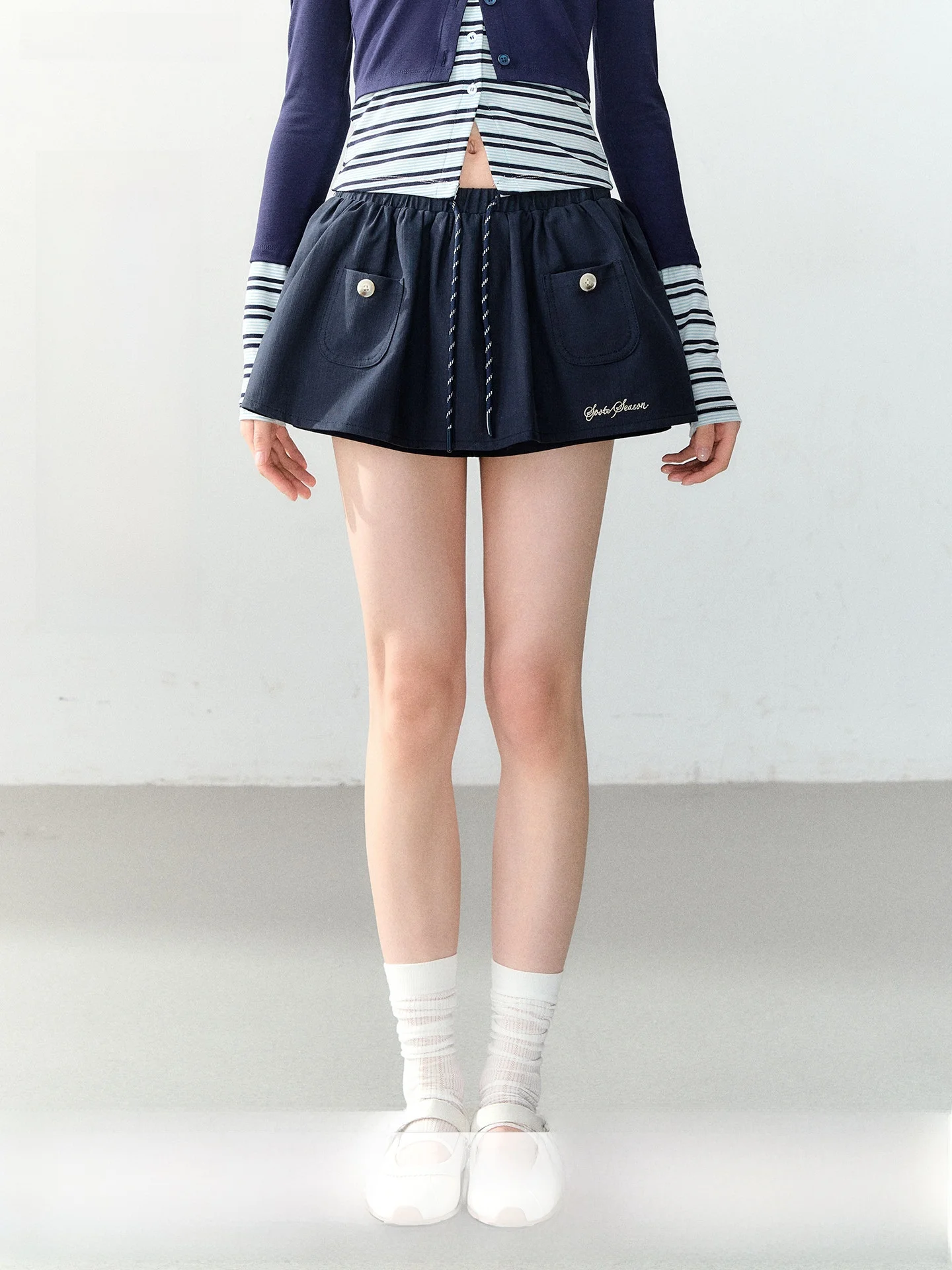 Оригинальная корейская юбка Soote Season с рюшами и завязками, утягивающая, из хлопка и лиоцелла, с дизайнерским кроем
Оригинальная корейская юбка Soote Season с рюшами и завязками, утягивающая, из хлопка и лиоцелла, с дизайнерским кроем