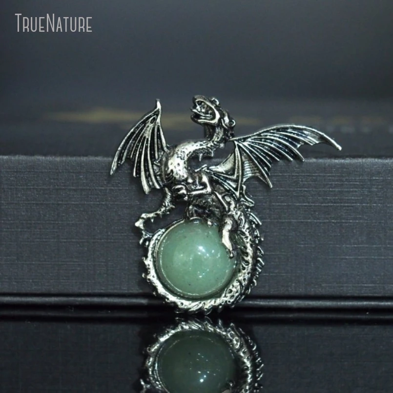 5Pcs Wholesale Sphere Dragon Vintage Style Jewelry Antique Silver Color Copper Aventurine Pendant PM48443
5Pcs Wholesale Sphere Dragon Vintage Style Jewelry Antique Silver Color Copper Aventurine Pendant PM48443