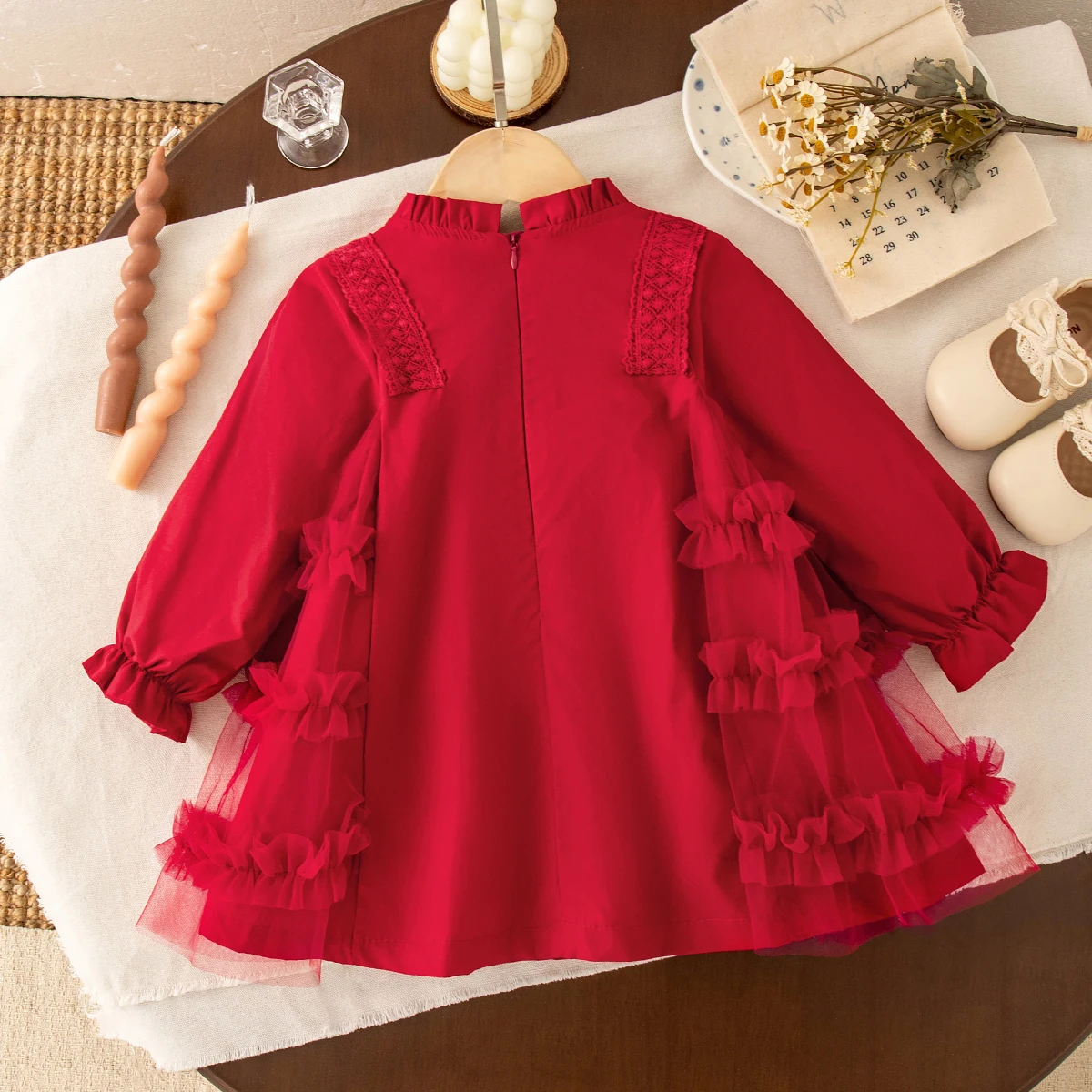 Christmas Party Dress! Autumn New Sweet And Cute Baby Girl Dress, Simple Solid Color Children'S Clothing (9 Months -3 Years Old)
Christmas Party Dress! Autumn New Sweet And Cute Baby Girl Dress, Simple Solid Color Children'S Clothing (9 Months -3 Years Old)