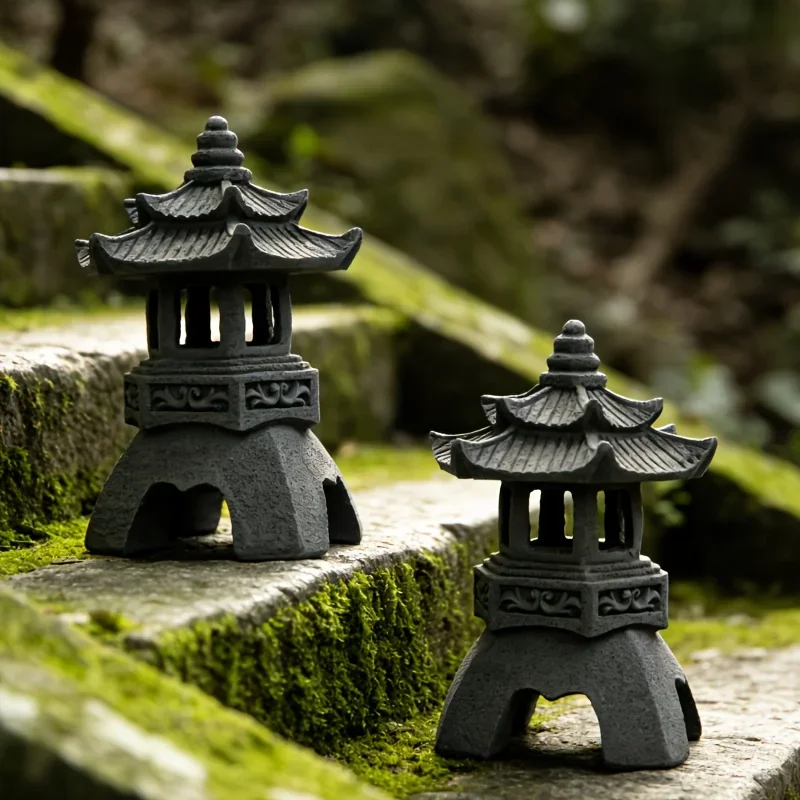 Art Deco Style Resin Pagoda Statue with Solar Charging, Cultural Theme Outdoor Garden Ornament for Landscape Balcony
Art Deco Style Resin Pagoda Statue with Solar Charging, Cultural Theme Outdoor Garden Ornament for Landscape Balcony