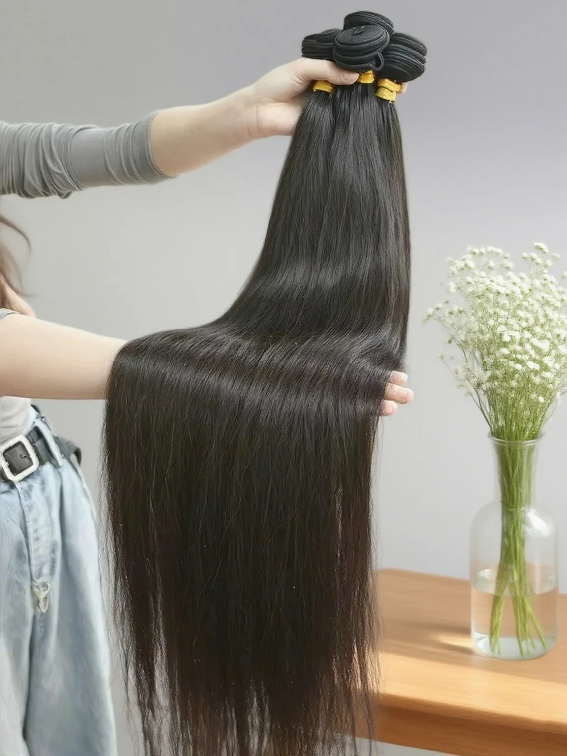 YKB Bone Прямые индийские пучки человеческих волос Натуральный черный 1/3/4 шт. 100% необработанные человеческие волосы Remy Raw Extensions
YKB Bone Прямые индийские пучки человеческих волос Натуральный черный 1/3/4 шт. 100% необработанные человеческие волосы Remy Raw Extensions