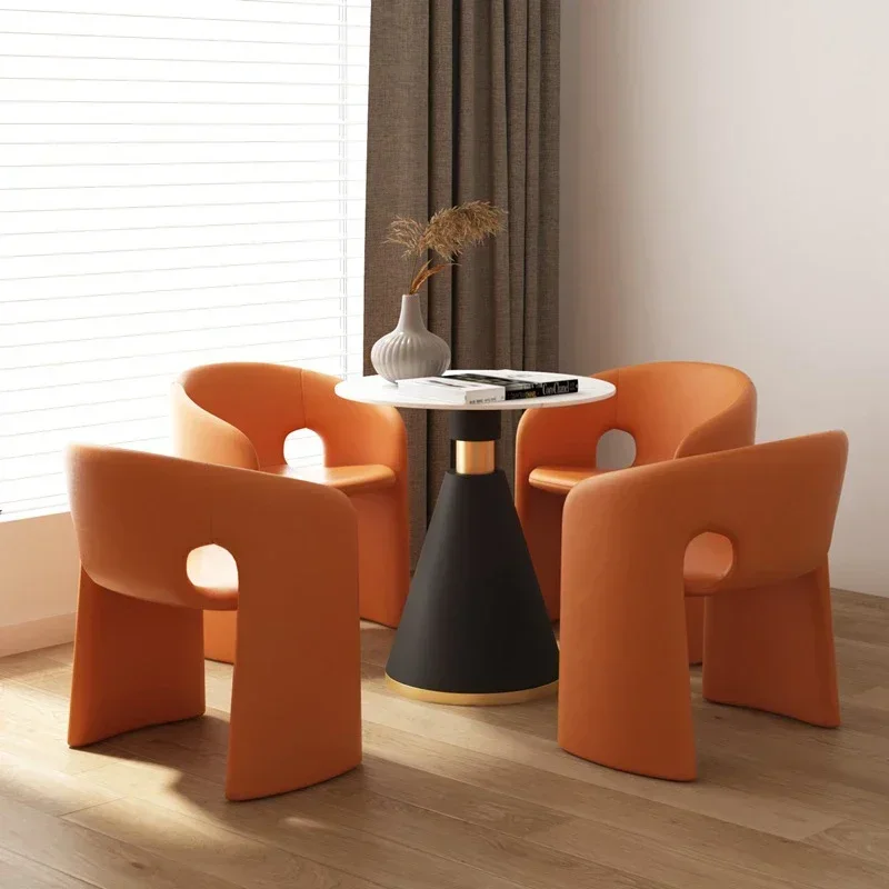 A Lounge Armchair Casual Dining Chair Creative Chair Dining Room Chair Solid Wood Frame Modern Relaxing Poltrona Home Furniture
A Lounge Armchair Casual Dining Chair Creative Chair Dining Room Chair Solid Wood Frame Modern Relaxing Poltrona Home Furniture