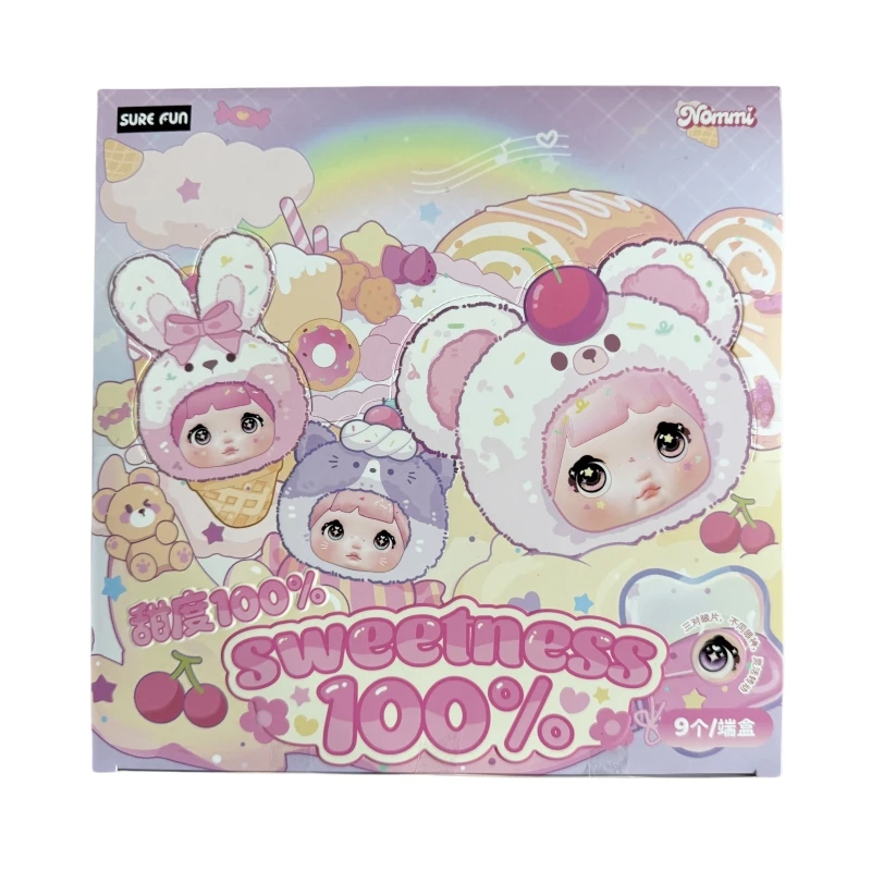 9 шт./компл., натуральная слепая коробка Nommi Sweetness, 100% милый персонаж, плюшевая игрушка, модель, подвеска, коллекция украшений, детский подарок
9 шт./компл., натуральная слепая коробка Nommi Sweetness, 100% милый персонаж, плюшевая игрушка, модель, подвеска, коллекция украшений, детский подарок